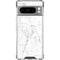 White Marble Google Pixel 8 Pro Clear Case